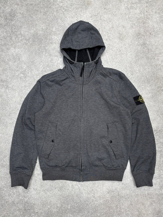 A/W2014 Stone Island Soft Shell-R Fleece Lined Hooded Full Zip Jacket