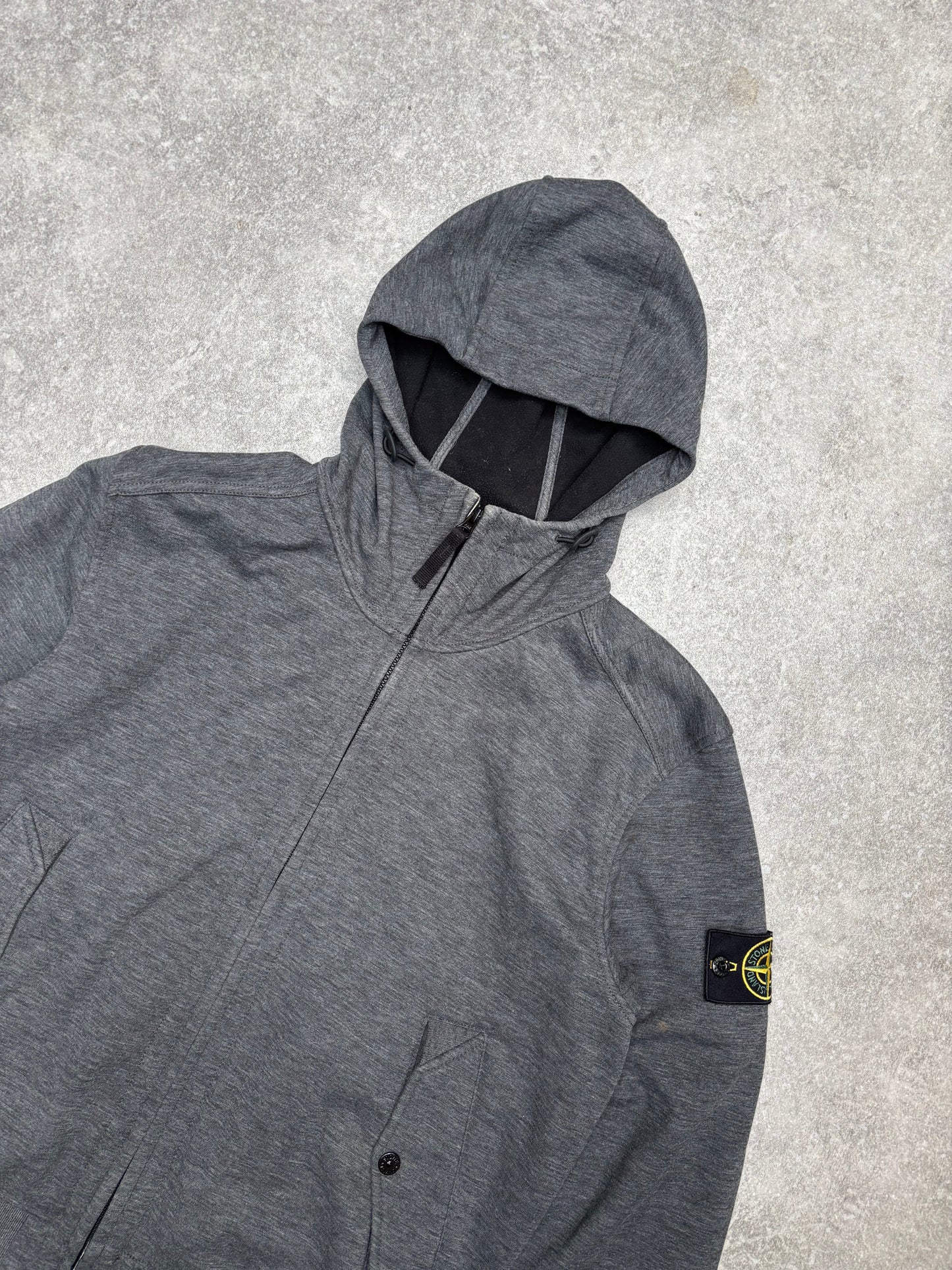 A/W2014 Stone Island Soft Shell-R Fleece Lined Hooded Full Zip Jacket