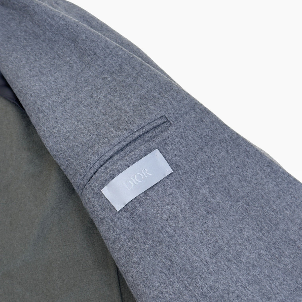 DIOR SINGLE BREASTED WOOL BLAZER GREY 50 / L | Large, Grey