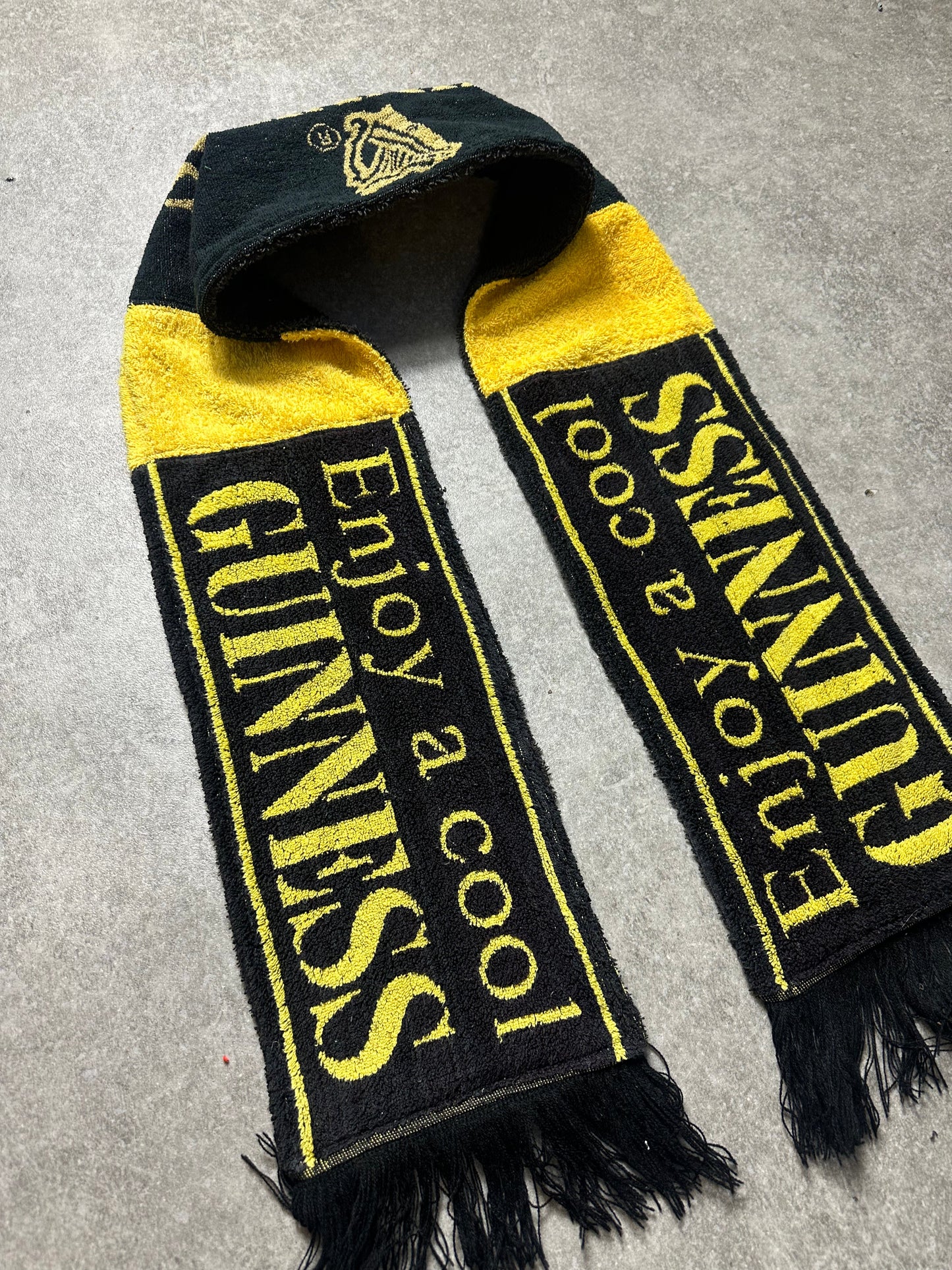 VT Rework: Vintage Guiness Beer Towel Scarf