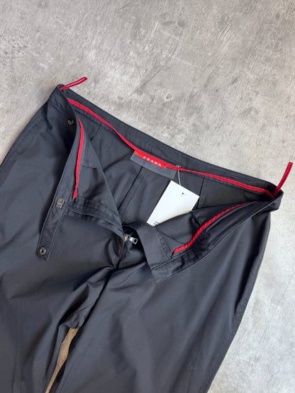 Prada Navy Lightweight Nylon Technical Trousers
