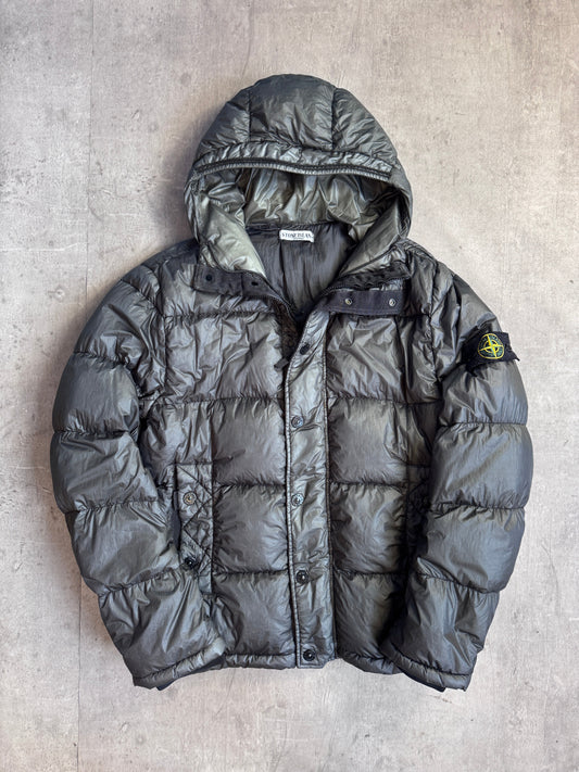 A/W 2011 Stone Island Grey Garment Dyed Down Puffer