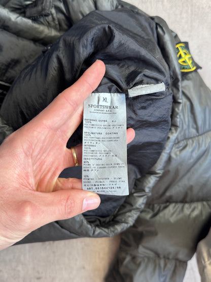 A/W 2011 Stone Island Grey Garment Dyed Down Puffer