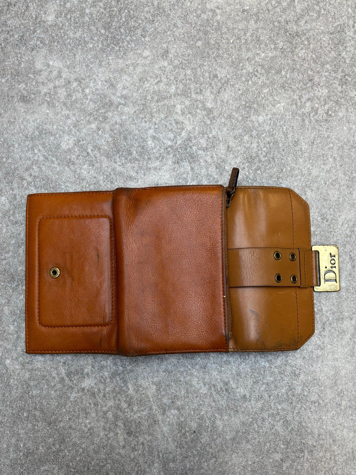 Christian DIor Columbus Leather Wallet