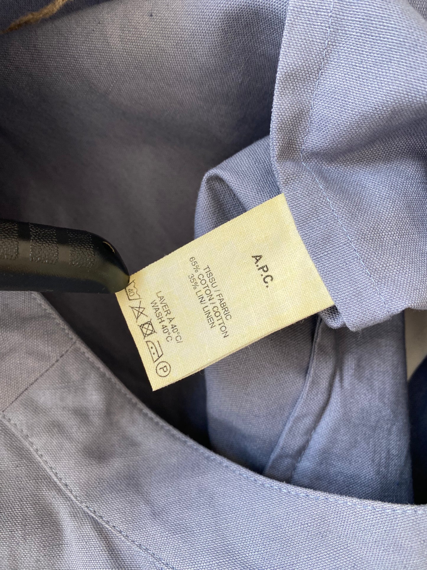 A.P.C Belted jumpsuit in Blue