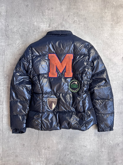 Moncler Black Patchwork Puffer Jacket