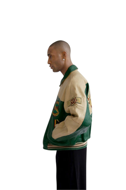Avirex Two Tone 'Sioux Chiefs' Leather Varsity Jacket