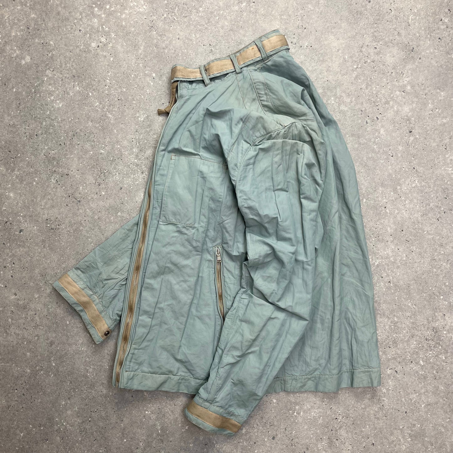 C.P. Company Light Blue Biker Jacket SS06 | Large, Blue