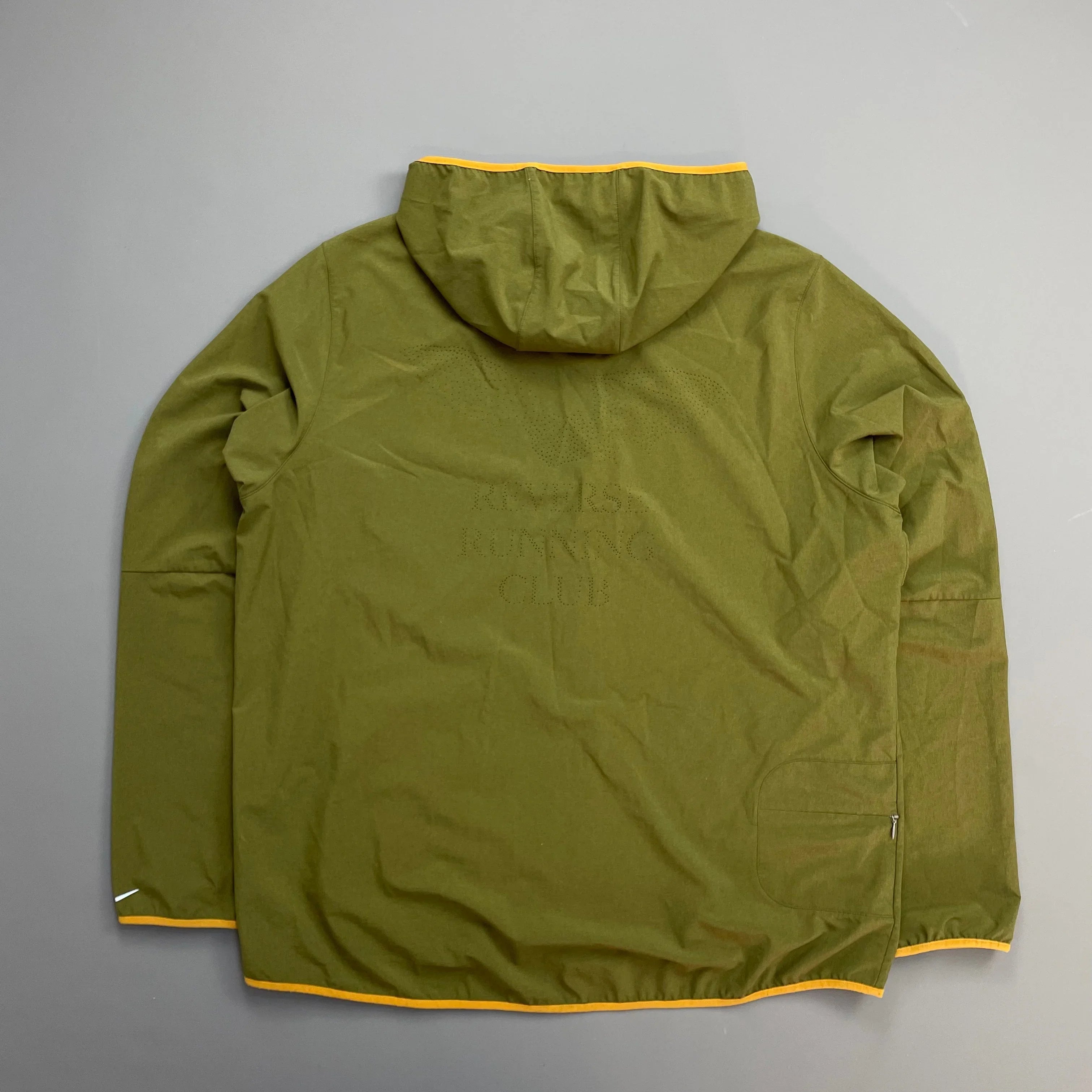 Nike Gyakusou Green Reverse Running Club Lightweight Hooded