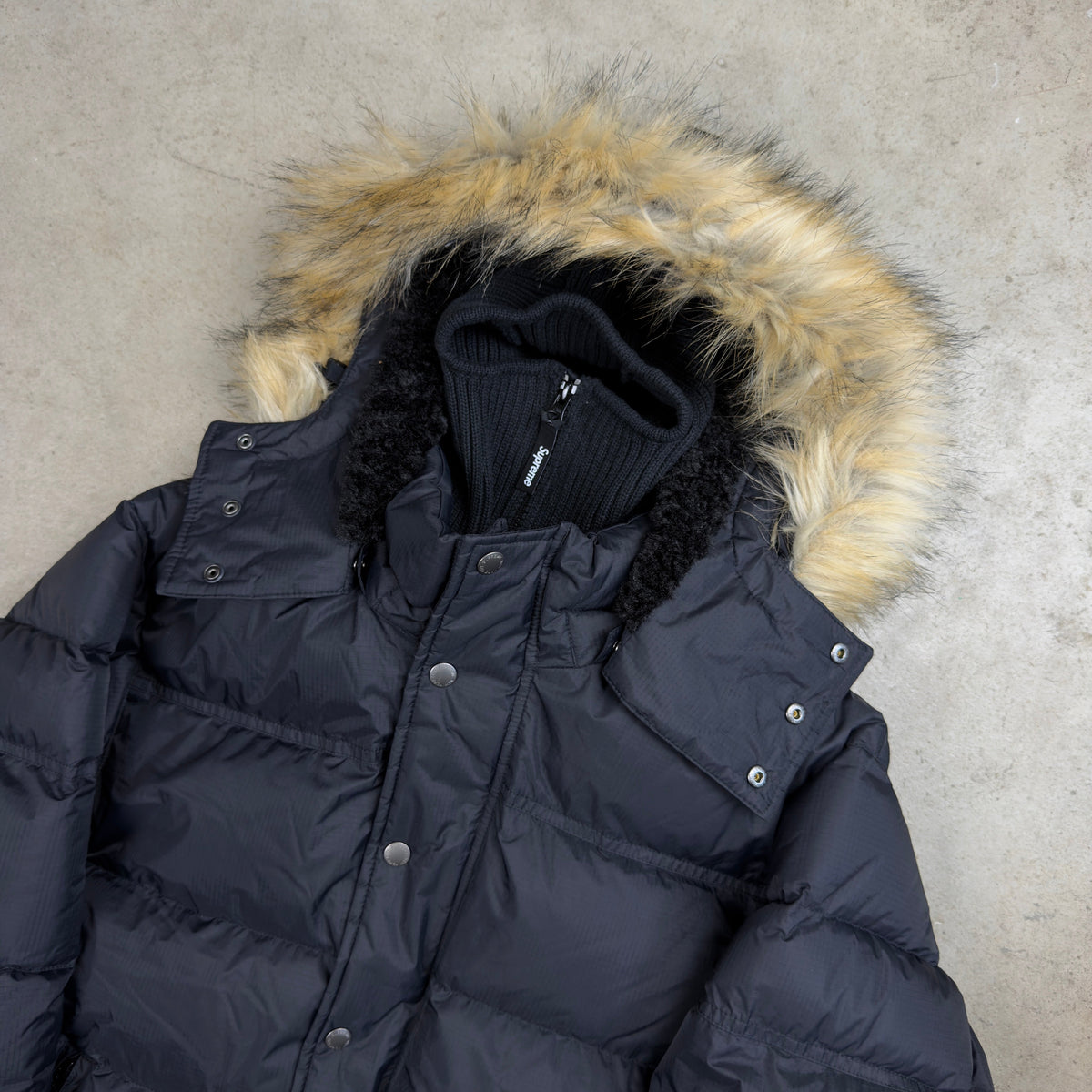 Supreme Facemask 700 Fill Down Puffer Jacket (S) | Small, Black