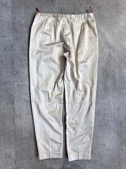 Prada Sheen Beige Lightweight Technical Trousers