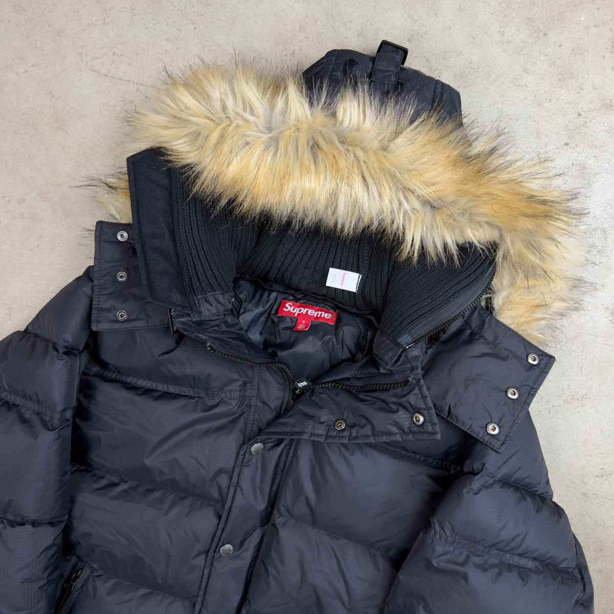 Supreme Facemask 700 Fill Down Puffer Jacket (S) | Small, Black