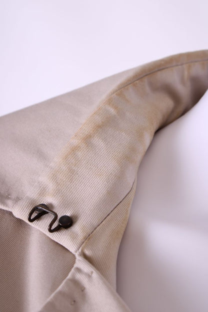 Carolina Herrera Sleeveless Trench Coat Beige S | O/S, Beige