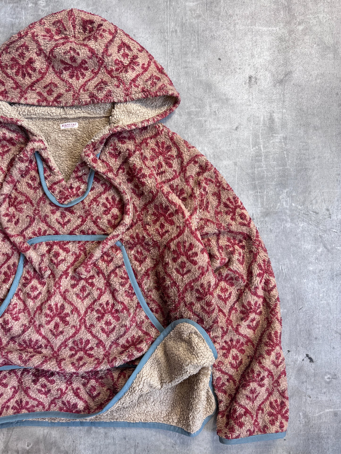 Kapital Yosemite Arabesque Fleece Baja Hoodie