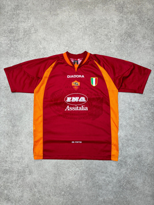 1997-98 Diadora Roma Home Football Shirt