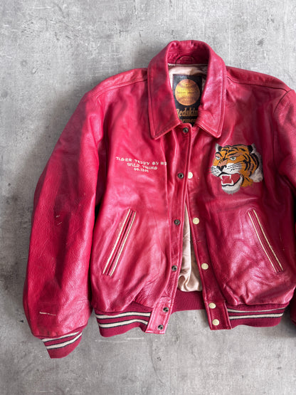 Redskins Tiger Teddy 2002 Wild Thing Leather Bomber Jacket