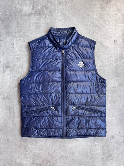 Moncler Navy Lightweight Puffer Gilet