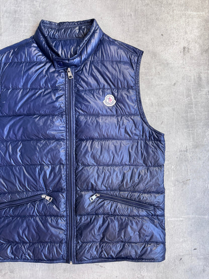 Moncler Navy Lightweight Puffer Gilet