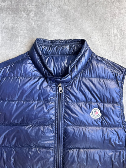 Moncler Navy Lightweight Puffer Gilet