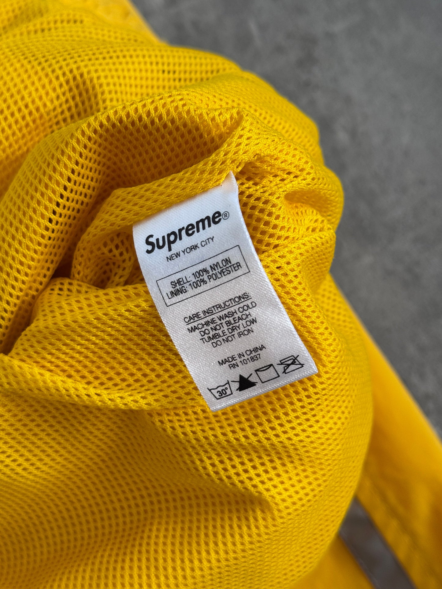 F/W16 Supreme 3M Reflective Track Jacket