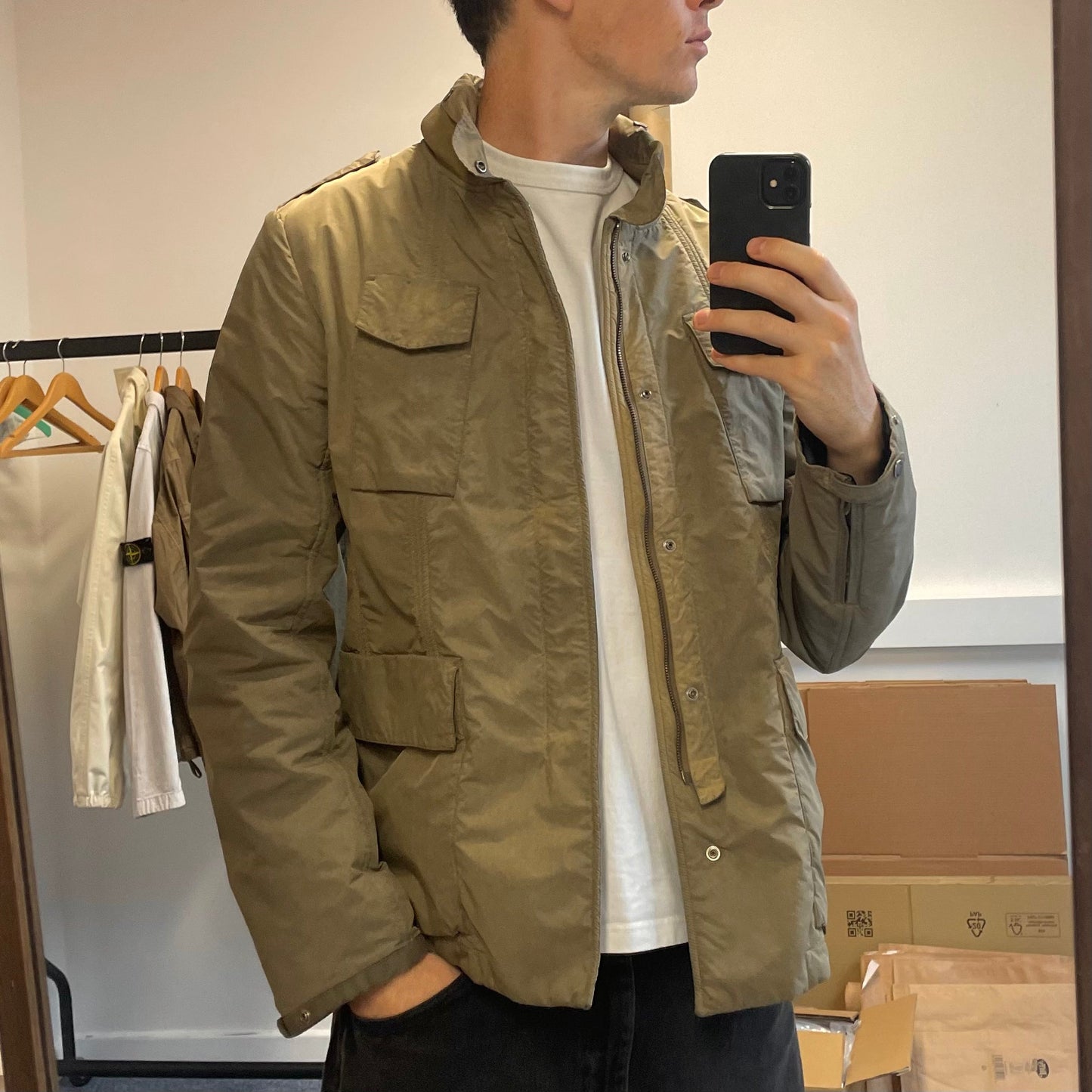 C.P. Company Beige Tinto Terra Field Jacket AW09 | Large, Beige