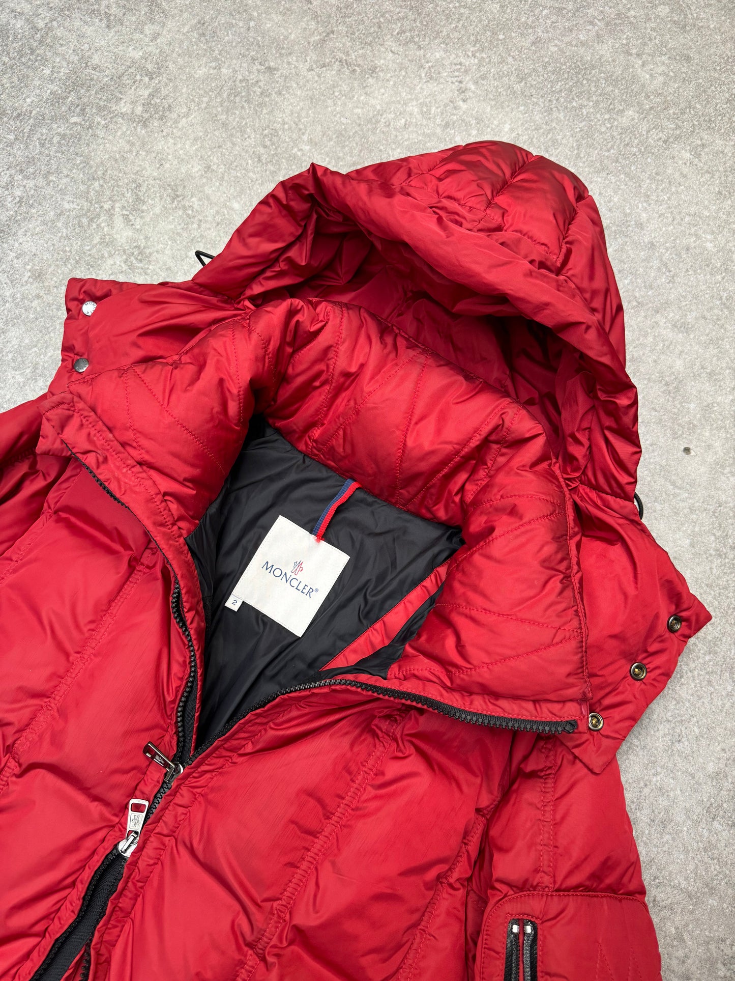 Moncler Detachable Hood Puffer Down Jacket