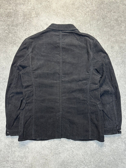 Comme Des Garcons Homme Black Corduroy Chore Jacket