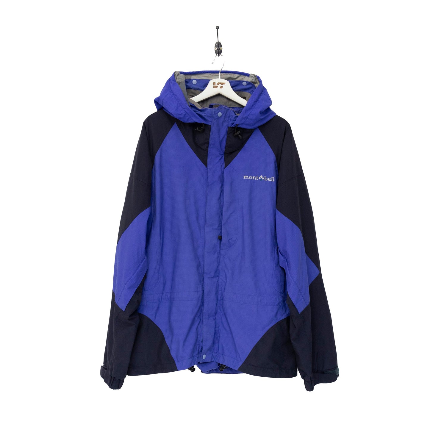 Montbell Violet Panel Hooded Windbreaker