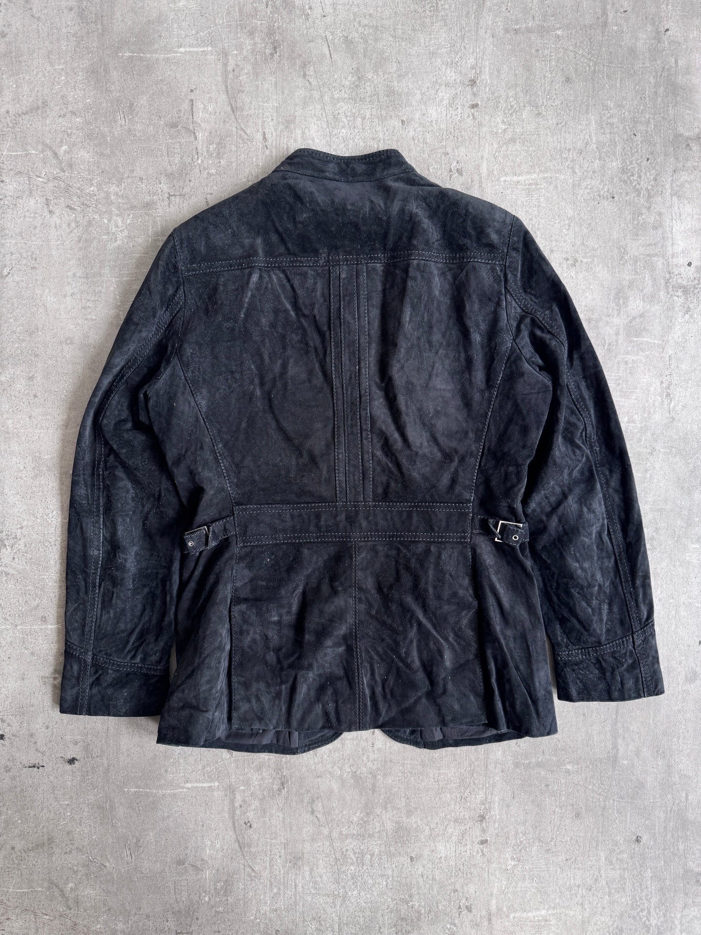 Gucci by Tom Ford Suede Button Down Leather Jacket