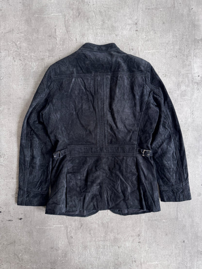 Gucci by Tom Ford Suede Button Down Leather Jacket