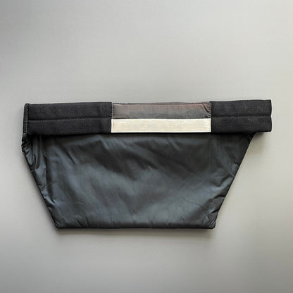 Prada Sport Black SS99 Runway Translucent 3M Pouch Bag | One-Size, Black