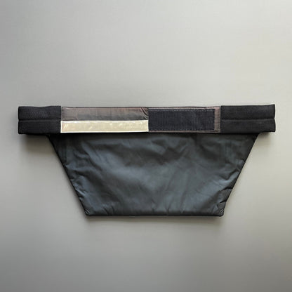 Prada Sport Black SS99 Runway Translucent 3M Pouch Bag | One-Size, Black