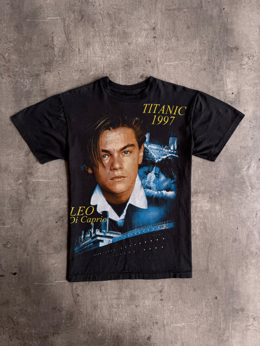 Leonardo Di Caprio Titanic Single Stitch Washed Graphic Tee