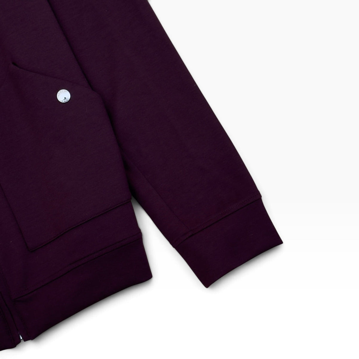 REISS NEWLAND INTERLOCK ZIP JACKET BURGUNDY XL | XL, Burgundy