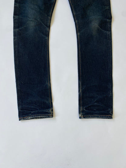 Evisu Daicock Jeans in Blue and Black