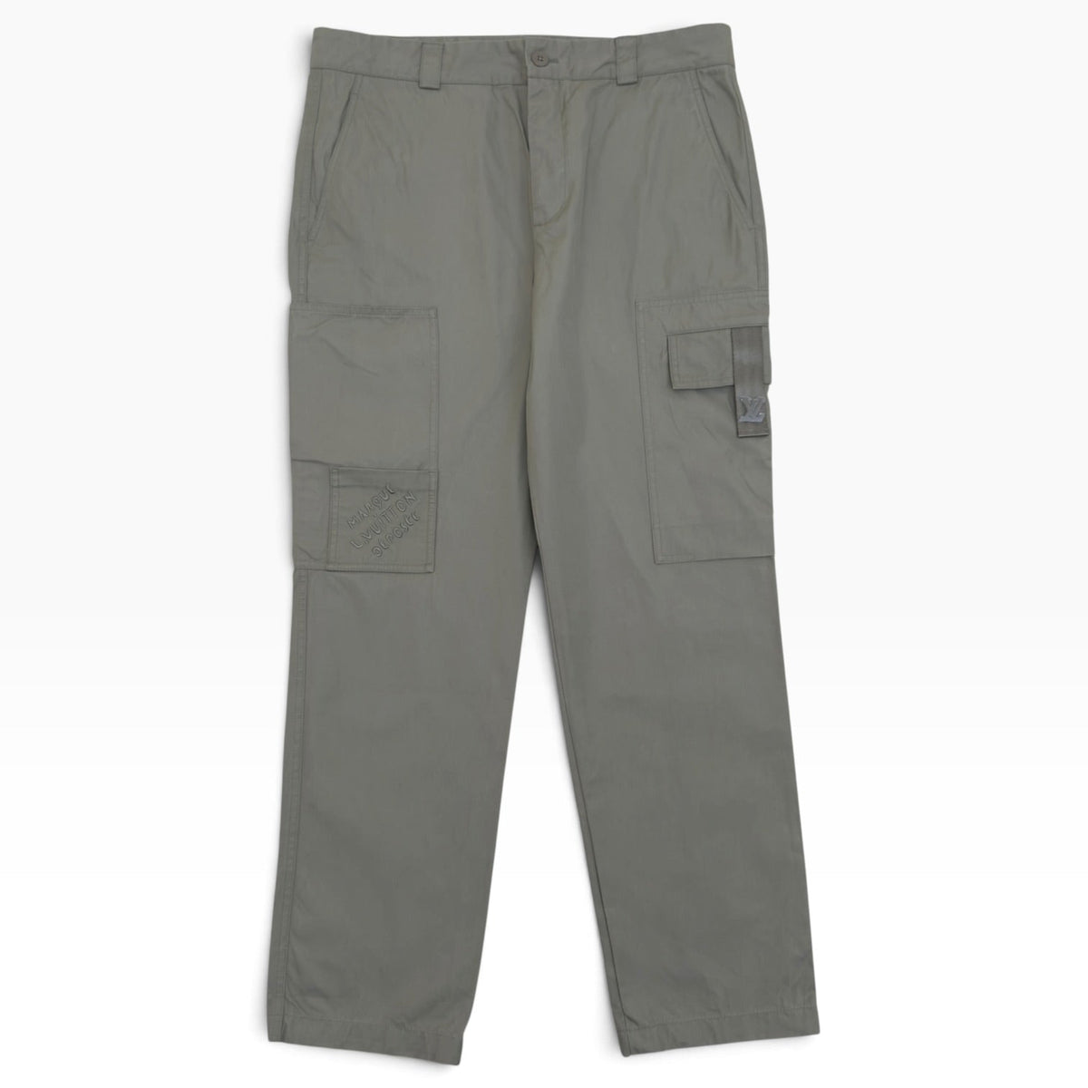 LOUIS VUITTON MARQUE L.VUITTON DEPOSEE CARGO TROUSERS SAGE GREEN 50 / M | Medium, Green