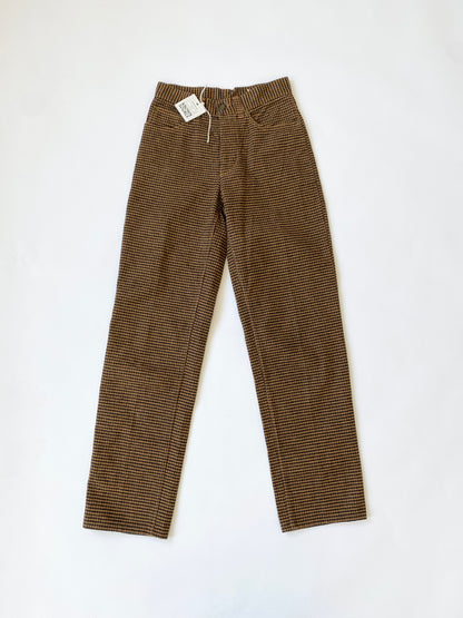 Fiorucci High Waisted Checkered Trousers