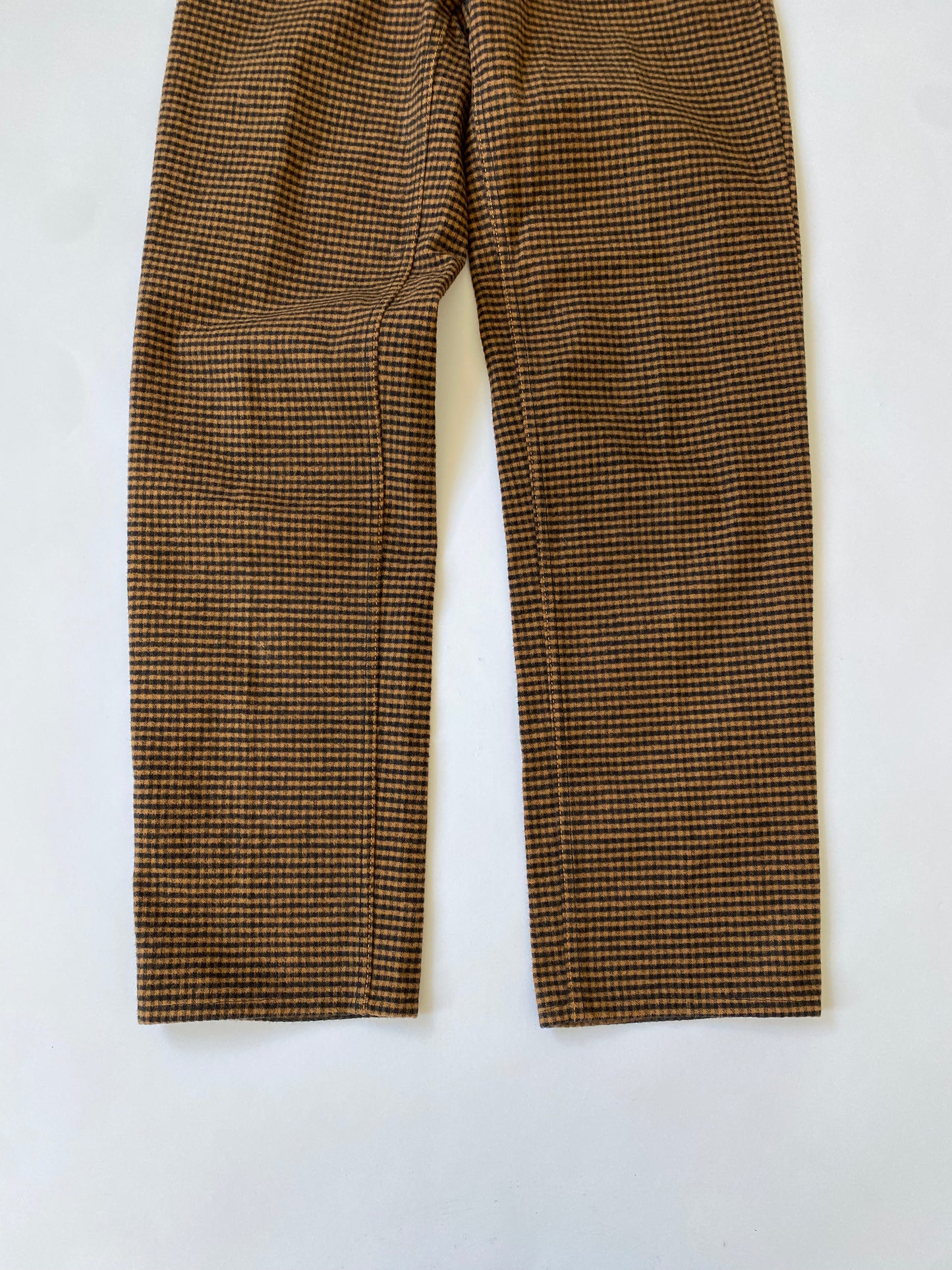 Fiorucci High Waisted Checkered Trousers