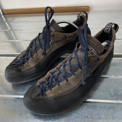Stone Island X La Sportiva Brown & Navy 00s Suede Climbing Shoes | LARGE, Multicoloured