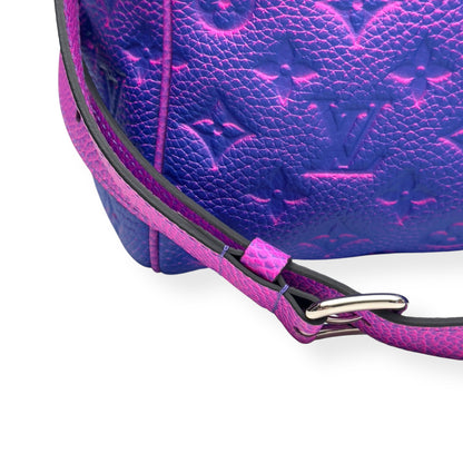 LOUIS VUITTON KEEPALL BANDOULIÈRE TAURILLON ILLUSION BAG PINK / BLUE 50B | O/S, Blue