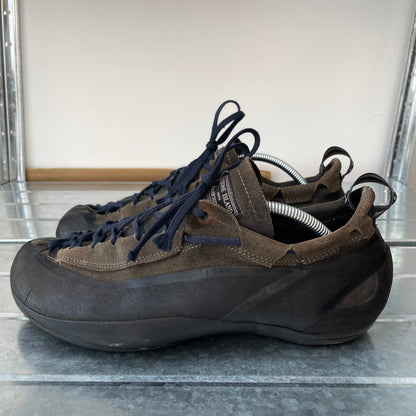 Stone Island X La Sportiva Brown & Navy 00s Suede Climbing Shoes | LARGE, Multicoloured