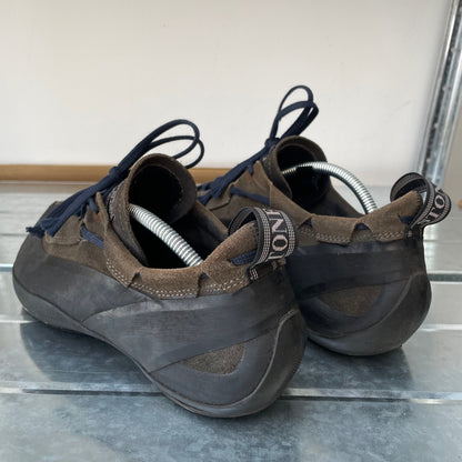 Stone Island X La Sportiva Brown & Navy 00s Suede Climbing Shoes | LARGE, Multicoloured
