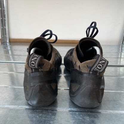 Stone Island X La Sportiva Brown & Navy 00s Suede Climbing Shoes | LARGE, Multicoloured