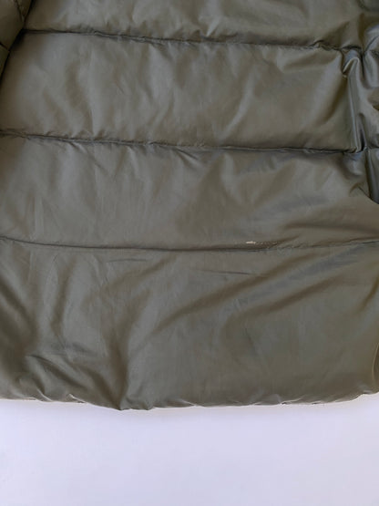 00's Armani Jeans Puffer Bomber Jacket in Iridescent Green