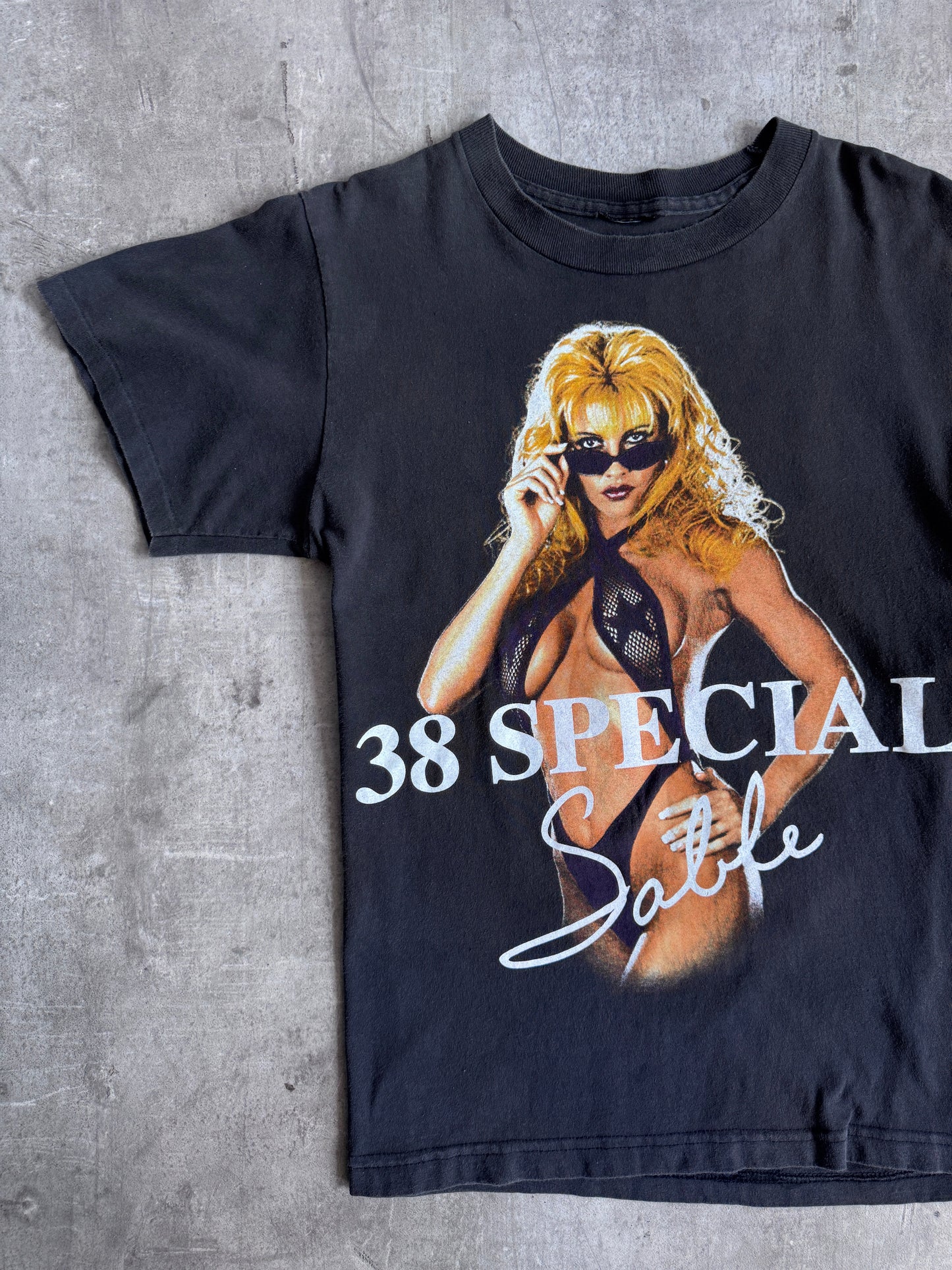 1995 W.W.F Sable "Bomb Me Pleaze" Single Stitch Graphic Tee