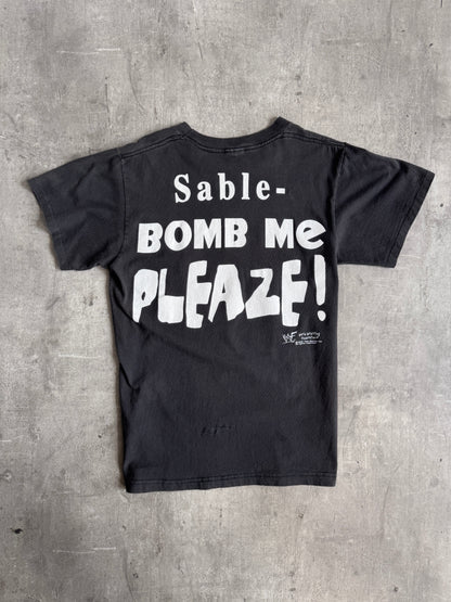 1995 W.W.F Sable "Bomb Me Pleaze" Single Stitch Graphic Tee