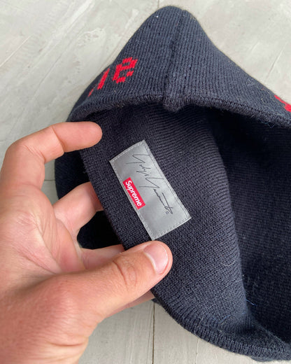 YOHJI YAMAMOTO x SUPREME BEANIE | O/S, Black