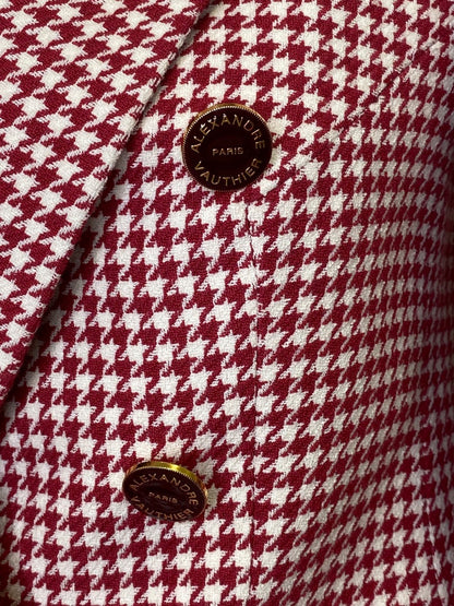 Dogtooth Alexandre Vauthier Jacket, 10 | Default Title, Red