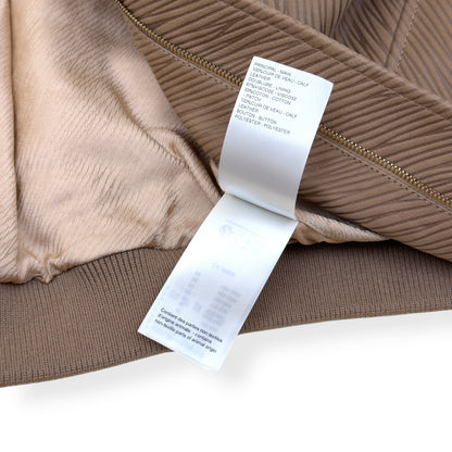 LOUIS VUITTON EPI LEATHER BOMBER JACKET MOCHA BROWN 54 / XL | XL, Brown