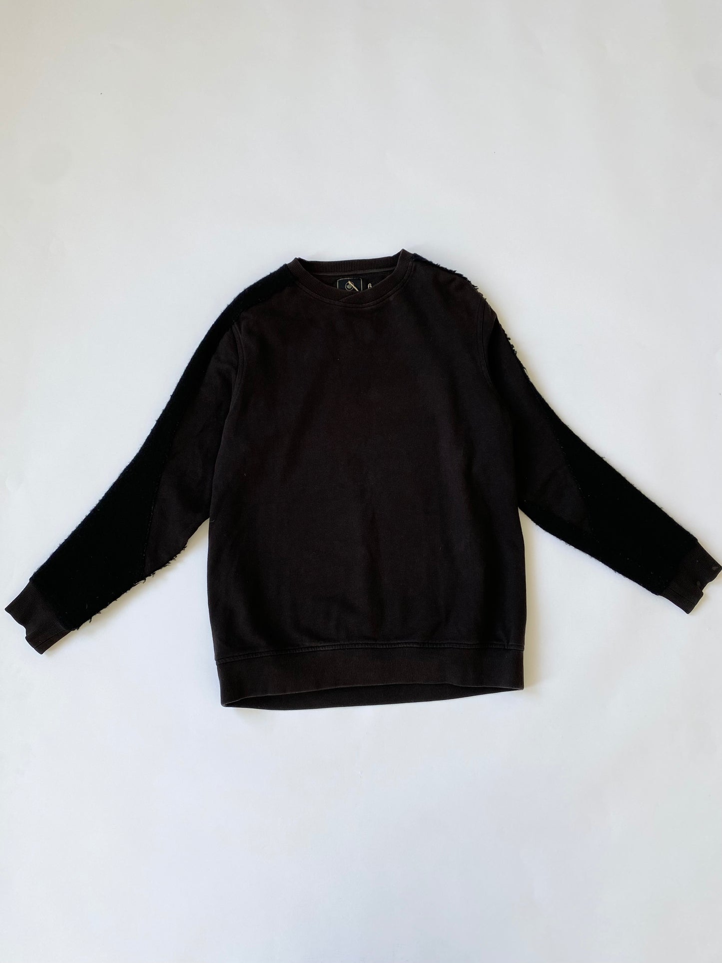 Maharishi Fleece Detailing Sweatshirt in Black.